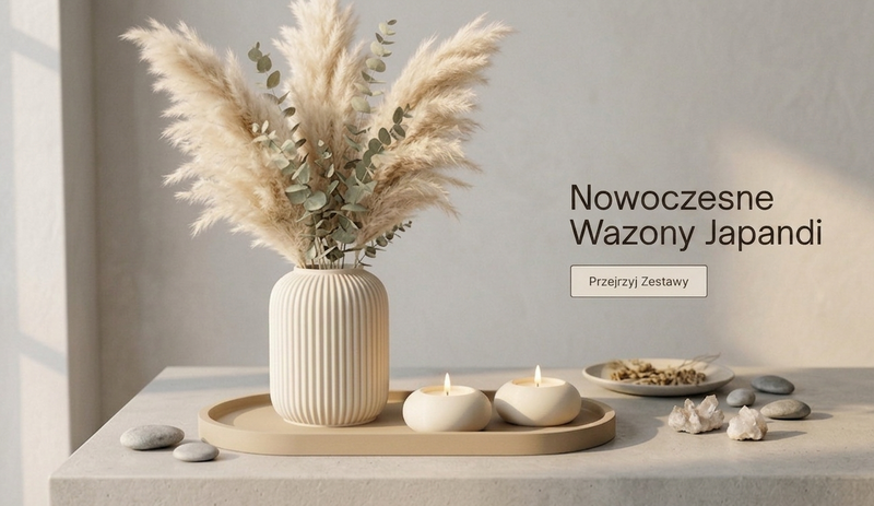 Nowoczesne Wazony Japandi i Modern | Matowe | L3 Studio