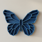 "Motyl - Symbol Przemiany" - Unikalny Obraz 3D z Chrobotkiem Premium & Bezinwazyjny Montaż